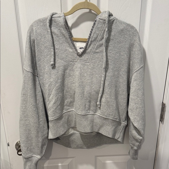 aerie Tops - Aerie Light Gray Women's Hoodie